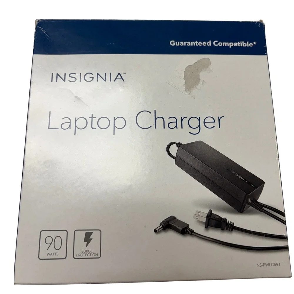 Insignia 90W Universal Laptop Charger AC Adapter NS-PWLC591 Black
